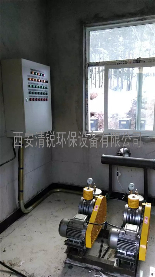 污水處理設(shè)備施工現(xiàn)場