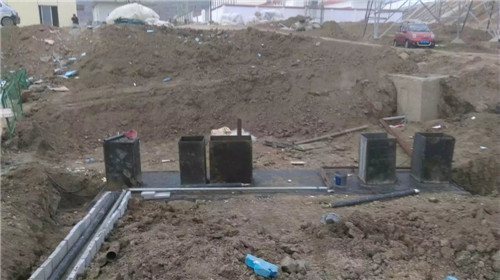 甘肅污水處理施工現(xiàn)場(chǎng)