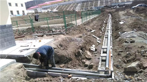 污水處理施工現(xiàn)場(chǎng)