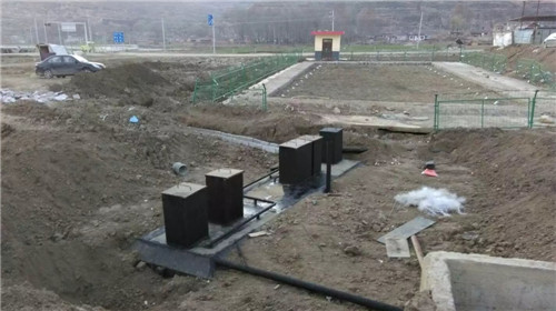 甘肅污水處理施工現(xiàn)場(chǎng)